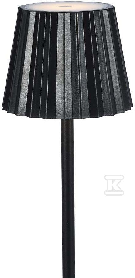 Lampka Biurkowa Nocna V-TAC 4W LED 37cm Ładowanie USB Ściemnianie Czarna VT-1028 3000K-6000K 150lm