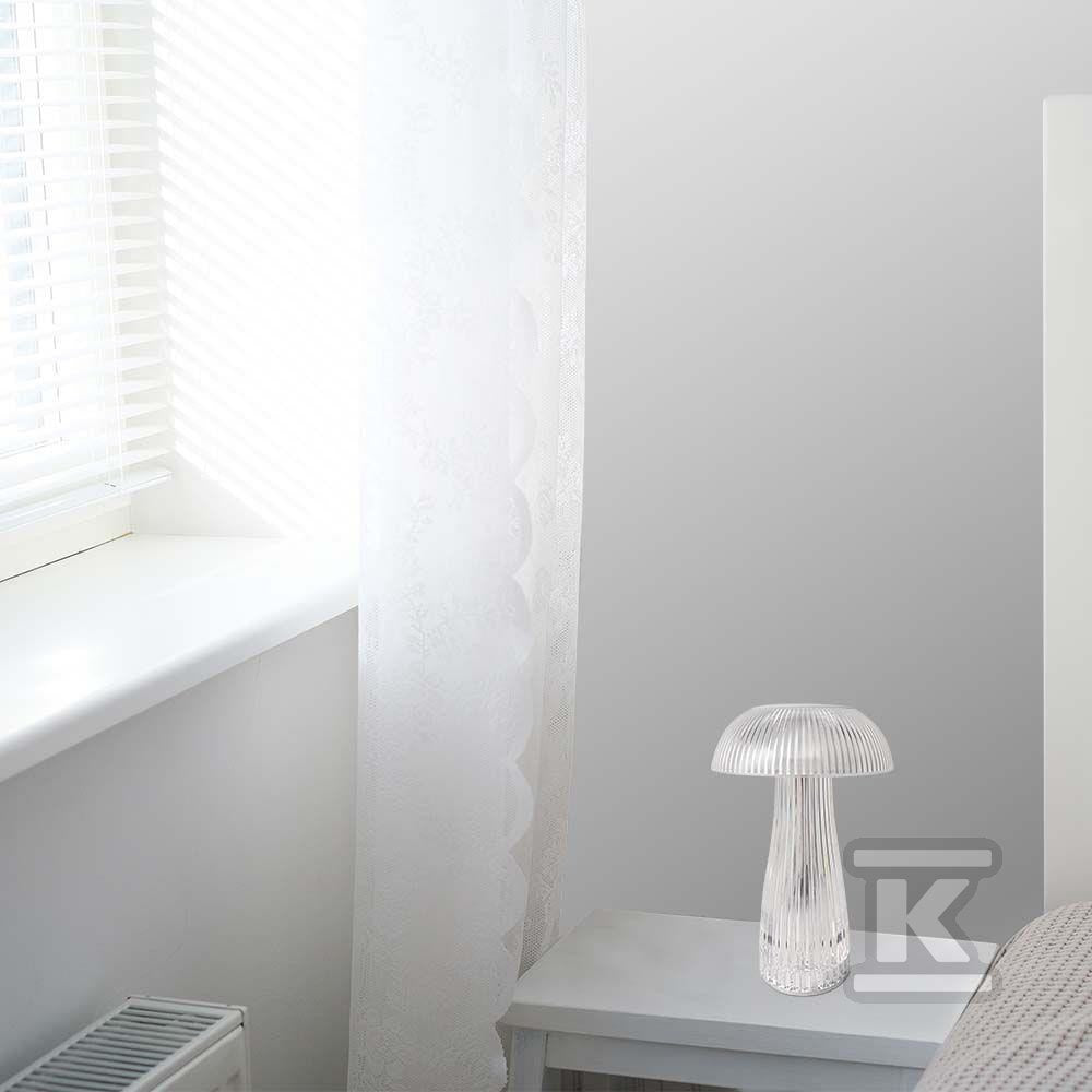 Lampka Biurkowa Nocna V-TAC 1W LED 25cm Ładowanie USB Ściemnianie Przezroczysta VT-1040 3000K-6000K 50lm