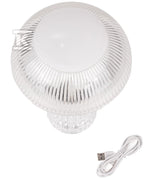 Lampka Biurkowa Nocna V-TAC 1W LED 25cm Ładowanie USB Ściemnianie Przezroczysta VT-1040 3000K-6000K 50lm