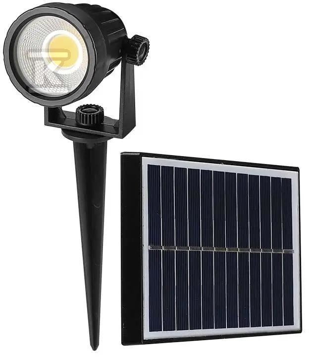 Oprawa Gruntowa Ogrodowa Wbijana LED V-TAC Solarna 2W IP65 VT-952 3000K 40lm 3 Lata Gwarancji