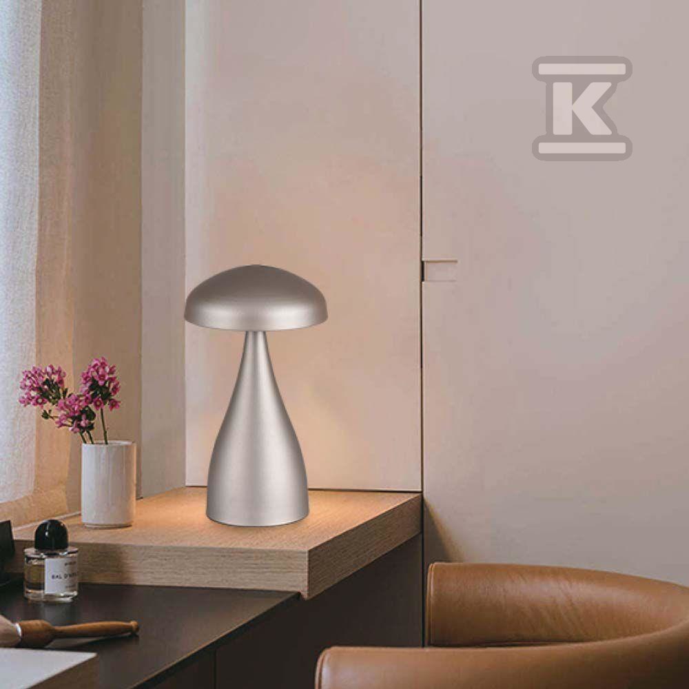 Lampka Biurkowa Nocna V-TAC 1W LED 22cm Ładowanie USB Ściemnianie Złota VT-1041 3000K-6000K 55lm