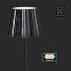 Lampka Biurkowa Nocna V-TAC 4W LED 37cm Ładowanie USB Ściemnianie Czarna VT-1028 3000K-6000K 150lm