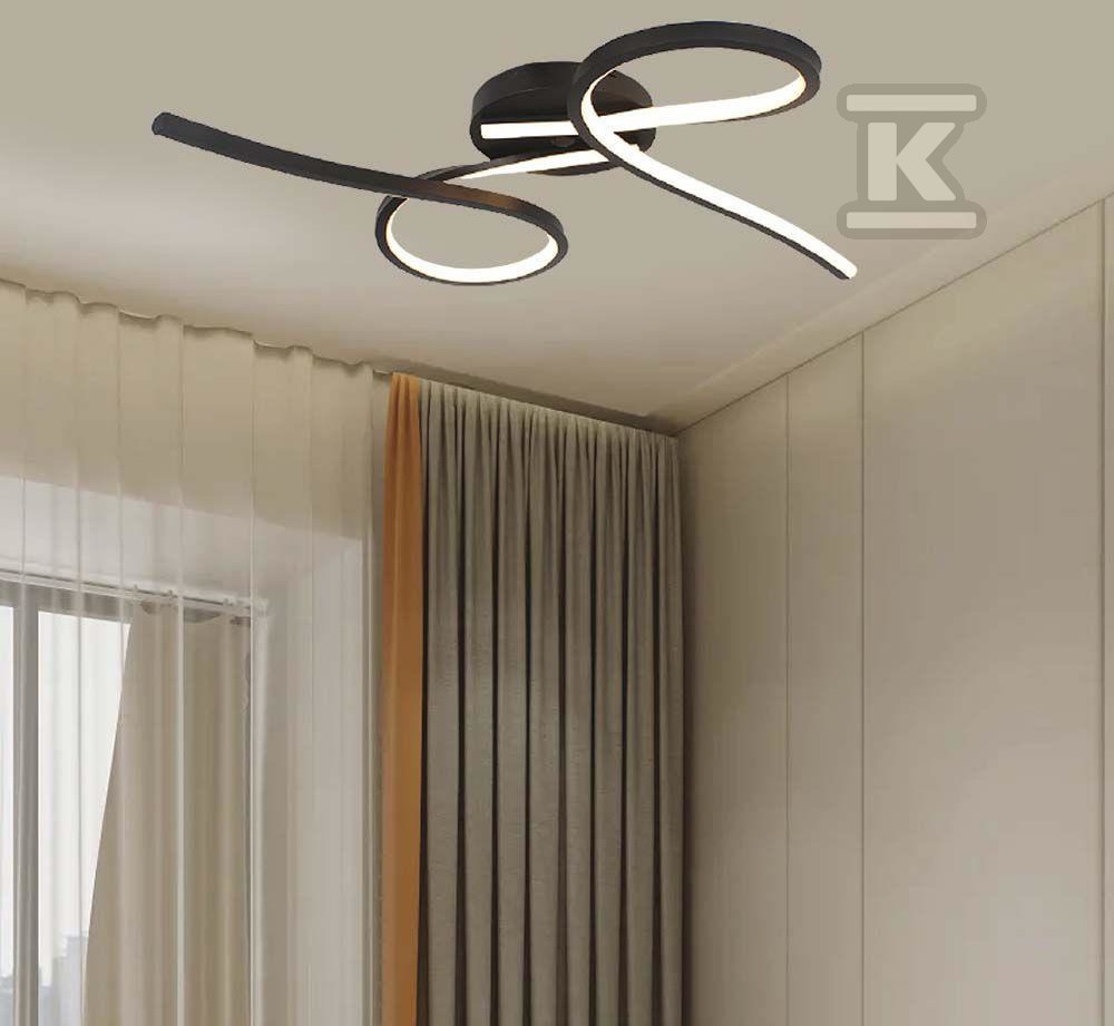 Oprawa Sufitowa V-TAC 20W LED Czarna VT-7791 3000K 2560lm