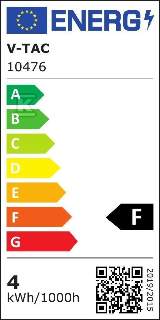 Słupek Ogrodowy V-TAC 4W LED 100CM Biały IP44 VT-1187 3000K 390lm