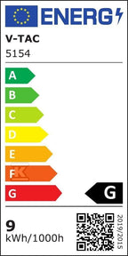 Słupek Ogrodowy V-TAC 9W LED Szary Aluminium 30cm IP54 VT-909 3000K 500lm