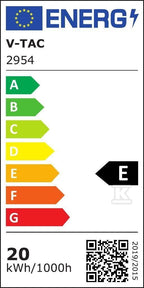 Projektor Oprawa Elewacyjna V-TAC 17W LED Czujnik Ruchu Okrągła Biała IP65 VT-11020S 3000K 2520lm