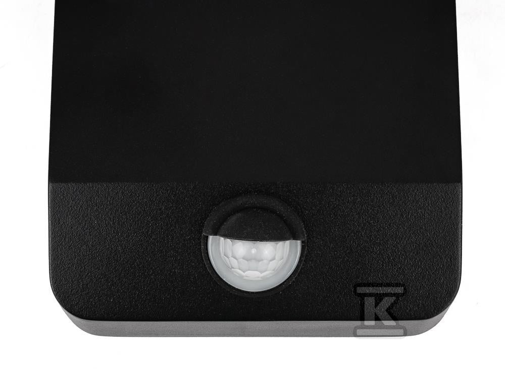 Projektor Oprawa Elewacyjna V-TAC 17W LED Czujnik Ruchu Okrągła Czarna IP65 VT-11020S 3000K 2520lm
