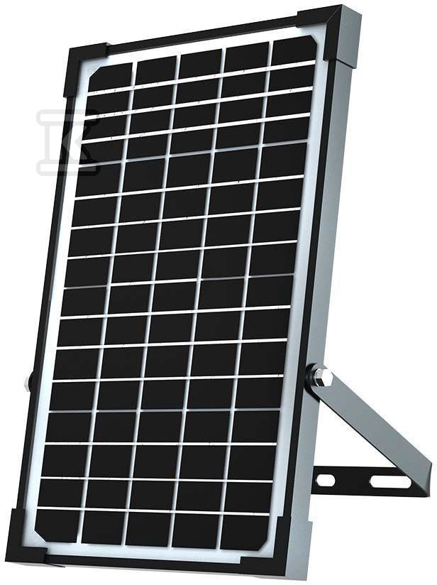 Projektor LED Solarny V-TAC 30W IP65, Pilot Timer, LiFePo 6.4V 6000mA Czarny VT-432 6400K 4800lm