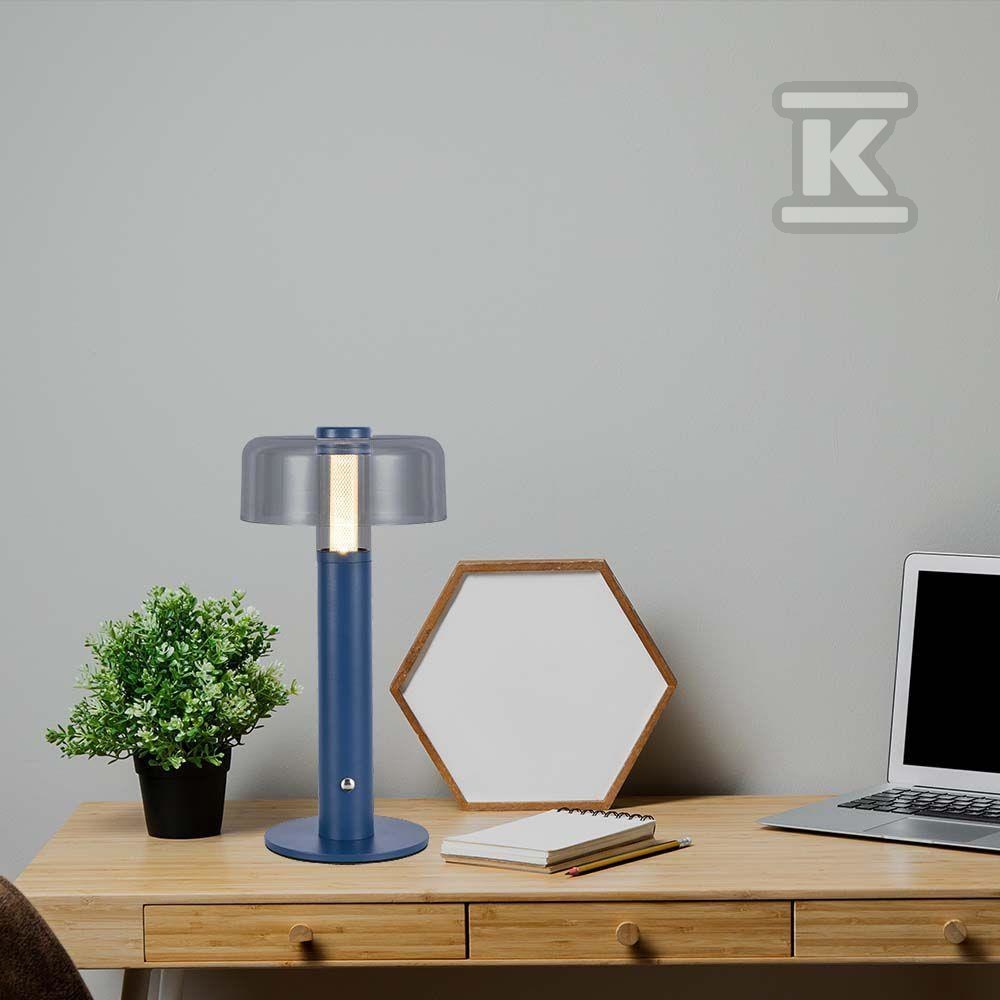 Lampka Biurkowa Nocna V-TAC 1W LED 30cm Ładowanie USB Ściemnianie Filetowa VT-1049 3000K 100lm