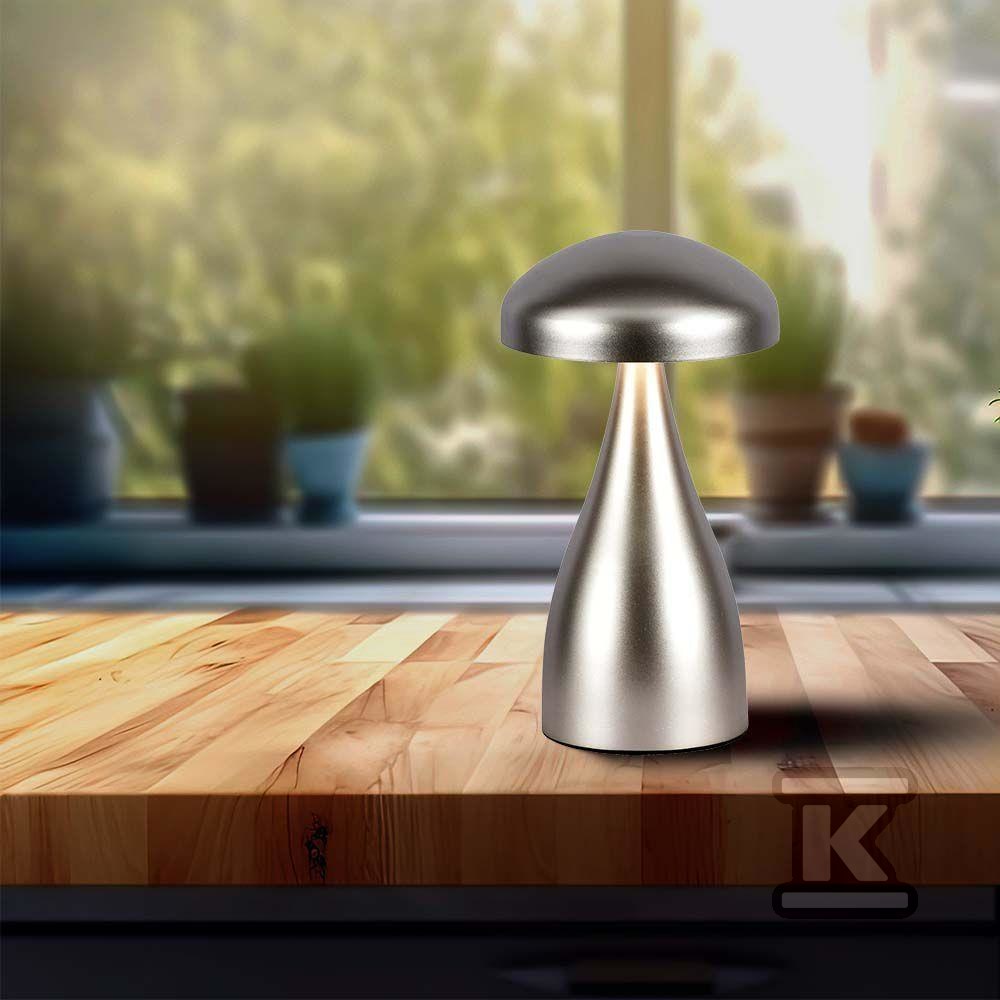 Lampka Biurkowa Nocna V-TAC 1W LED 22cm Ładowanie USB Ściemnianie Złota VT-1041 3000K-6000K 55lm