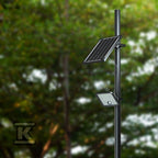 Projektor LED Solarny V-TAC 30W IP65, Pilot Timer, LiFePo 6.4V 6000mA Czarny VT-432 6400K 4800lm
