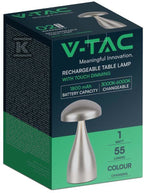 Lampka Biurkowa Nocna V-TAC 1W LED 22cm Ładowanie USB Ściemnianie Złota VT-1041 3000K-6000K 55lm