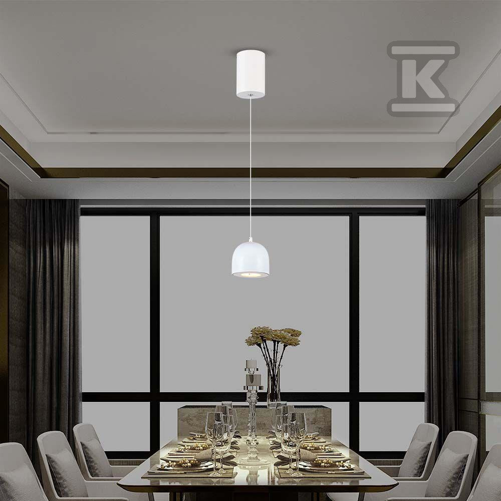 Oprawa Zwieszana V-TAC LED 8,5W 100cm Regulowana, Dotykowy włącznik Biała VT-7795 3000K 850lm