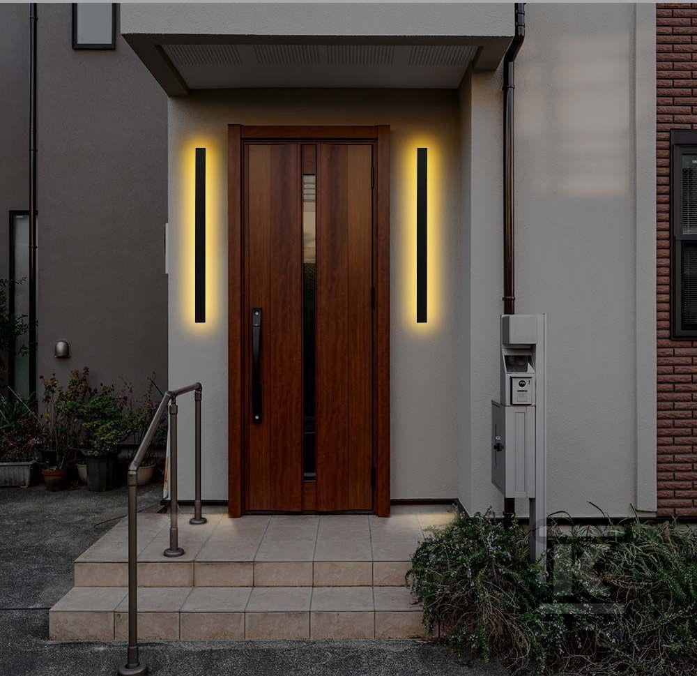 Oprawa Ścienna Elewacyjna LED Linia V-TAC 16W IP65 Antracyt 100cm VT-1176 4000K 2250lm