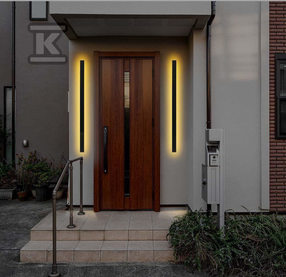 Oprawa Ścienna Elewacyjna LED Linia V-TAC 23W IP65 Czarna 140cm VT-1178 4000K 3150lm