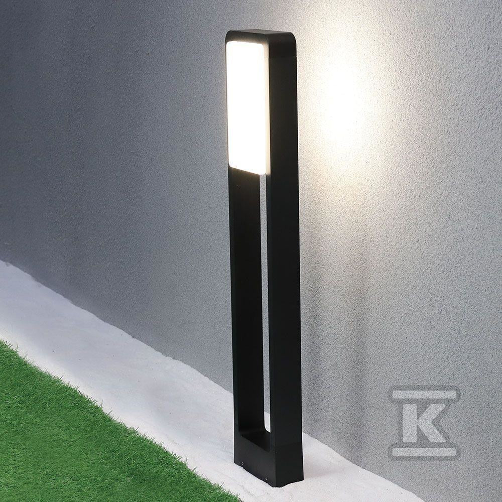 Słupek Ogrodowy V-TAC 10W LED SAMSUNG CHIP Czarny IP65 VT-33-B 3000K 900lm 3 Lata Gwarancji