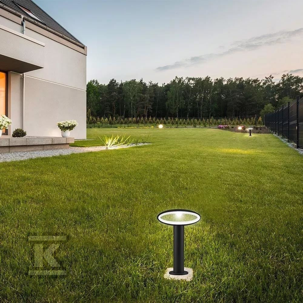 Słupek Ogrodowy V-TAC 9W LED Szary Aluminium 30cm IP54 VT-909 3000K 500lm