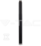 Latarnia Ogrodowa V-TAC 2XE27 230cm IP44 Czarny VT-847 3 Lata Gwarancji