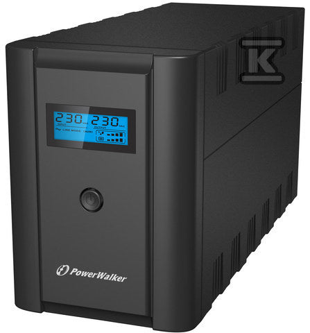 UPS powerwalker VI 2200 SHL FR LINE-INTERACTIVE 2200VA 2X 230 V PL 2X IEC C13 USB-B LCD