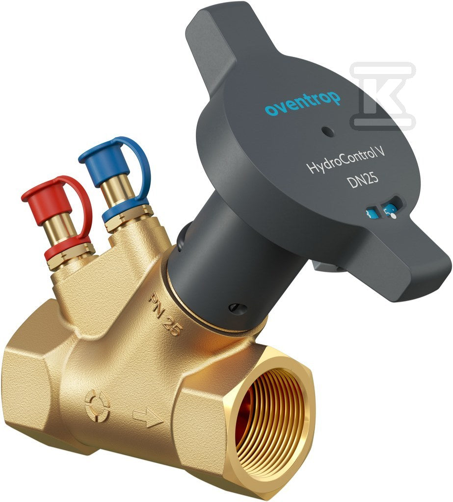 Hydrocontrol V DN50 GW Rp 2, PN25, zawór równoważący, 2x Hydroport, kvs: 42,90