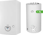 Pakiet z kotłem gazowym kondensacyjnym SILVER PRO 20 kW i zasobnikiem SWK 100