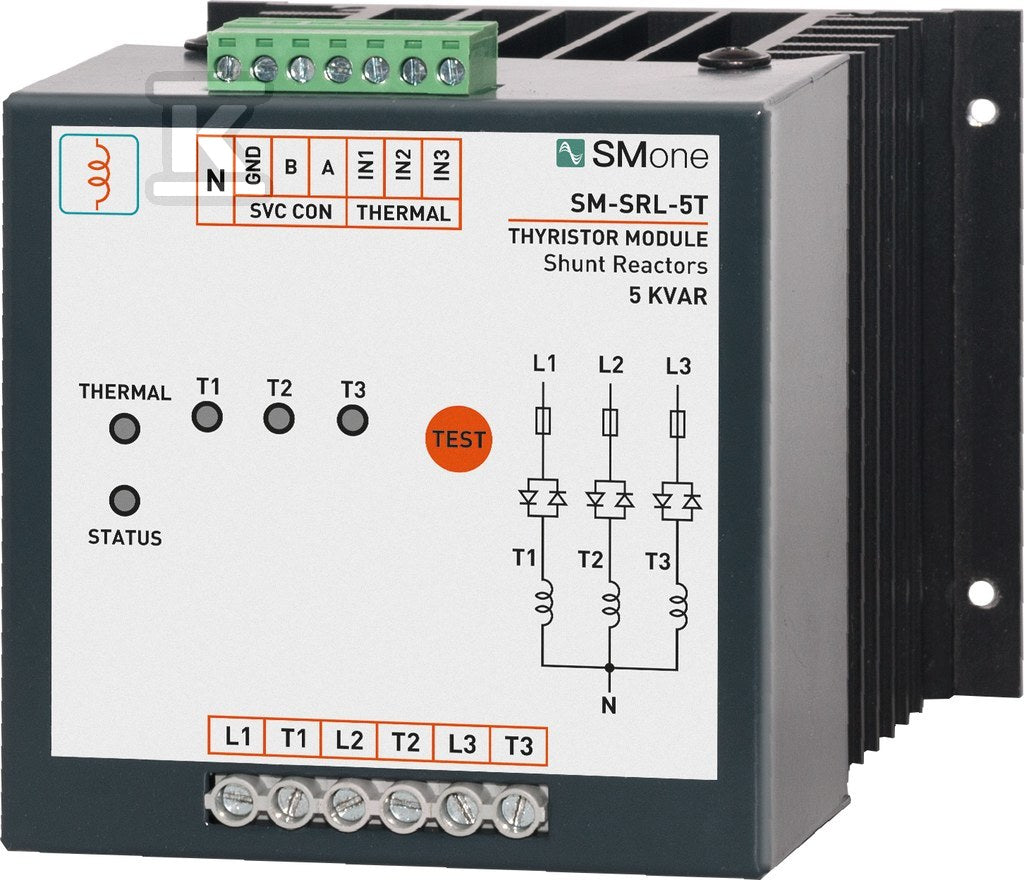 Łącznik tyrystorowy 5kVAr (SVC) 85-260V Modbus SM-SRL-5T