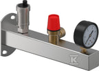 Uponor Fluvia grupa bezpieczeństwa inox 6 bar