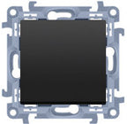 Ściemniacz obrotowy do LED ściemnialnych 230 V (moduł) 2–250 W, czarny mat. Maksymalna ilość zródeł LED - 10 szt., SIMON10
