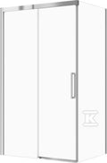 Zestaw B844 Kabina Crea Przesuwna 120X90X200 Szkło Transparentne WIR