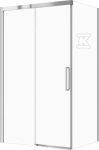 Zestaw C94 Kabina Crea Przesuwna 120X80X200 Szkło Transparentne WIR