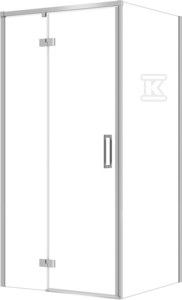 Zestaw C112 Kabina Larga Zawias Lewa Chrom 100X90X195 Szkło Transparentne WIR