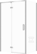 Zestaw C120 Kabina Larga Zawias Lewa Chrom 120X90X195 Szkło Transparentne WIR