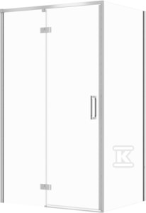 Zestaw C120 Kabina Larga Zawias Lewa Chrom 120X90X195 Szkło Transparentne WIR