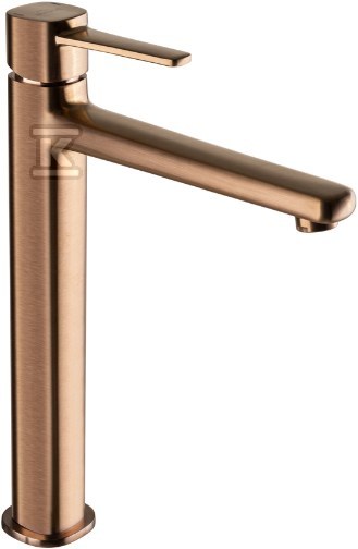 Bateria umywalkowa GLAMOUR wysoka miedź