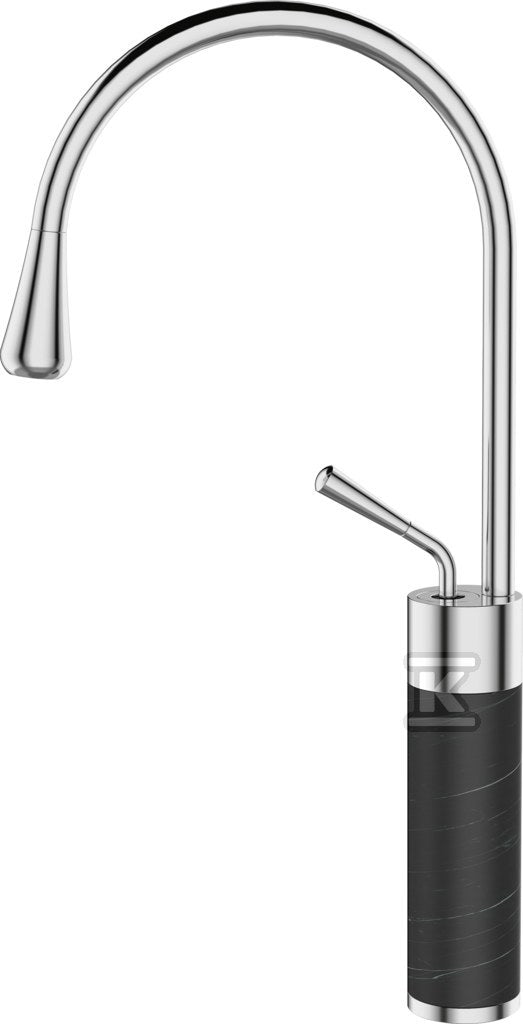 Bateria umywalkowa GABRO wysoka czarny/chrom