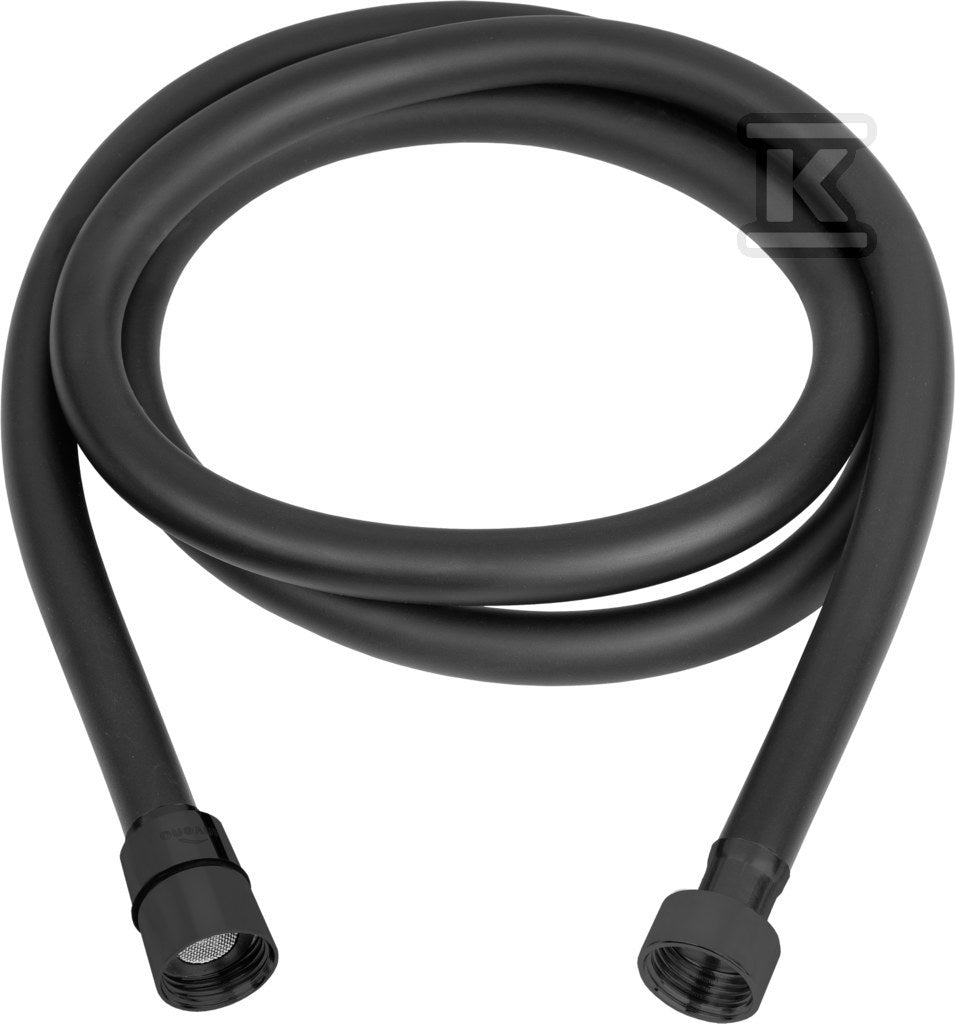 Wąż natryskowy Dark, 150 cm, czarny