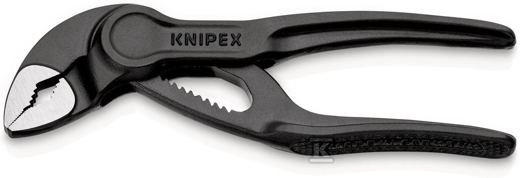 Szczypce nastawne do rur Cobra® XS wytłaczana, chropowata powierzchnia fosforanowana, szara 100 mm