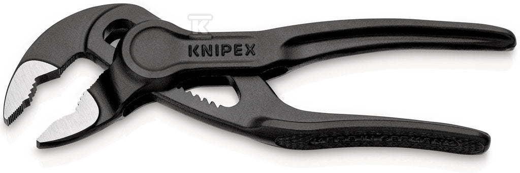Szczypce nastawne do rur Cobra® XS wytłaczana, chropowata powierzchnia fosforanowana, szara 100 mm