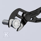 Szczypce nastawne do rur Cobra® XS wytłaczana, chropowata powierzchnia fosforanowana, szara 100 mm