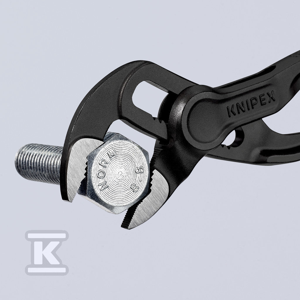 Szczypce nastawne do rur Cobra® XS wytłaczana, chropowata powierzchnia fosforanowana, szara 100 mm