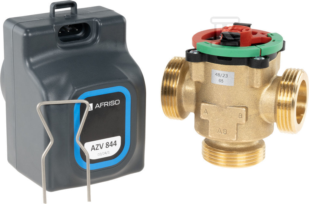 Zawór strefowy 3-drogowy AZV 844, DN25, G1 1/4", Kvs 11, 230 V AC, AB-B