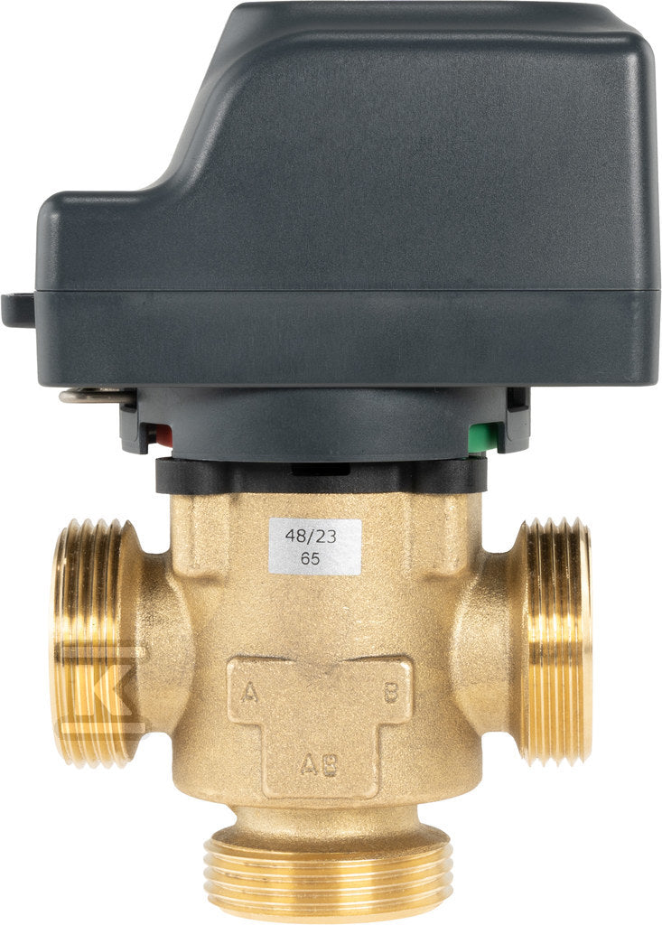 Zawór strefowy 3-drogowy AZV 844, DN25, G1 1/4", Kvs 11, 230 V AC, AB-B