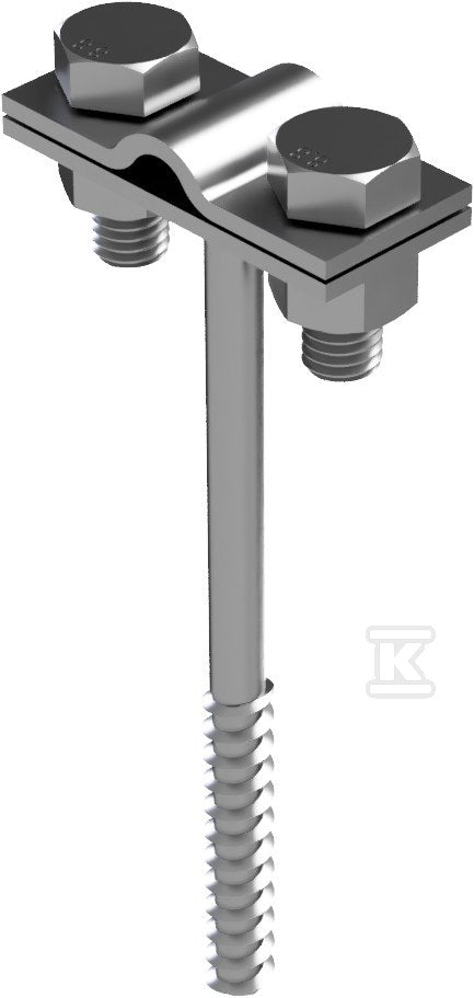 Uchwyt uniwersalny z kołkiem rozporowym L=120mm