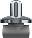 Chromowany zawór krótki PPR d20-1/2"