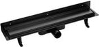Listwa spadkowa do odpływu liniowego, 120 cm, prawa, czarna