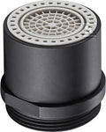 Aerator 2-funkcyjny do baterii umywalka-zlewozmywak gwint zewnętrznyM24x1, czarny