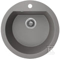 Zlew granitowy DAFNE 1 komorowy C-51cm z syfonem