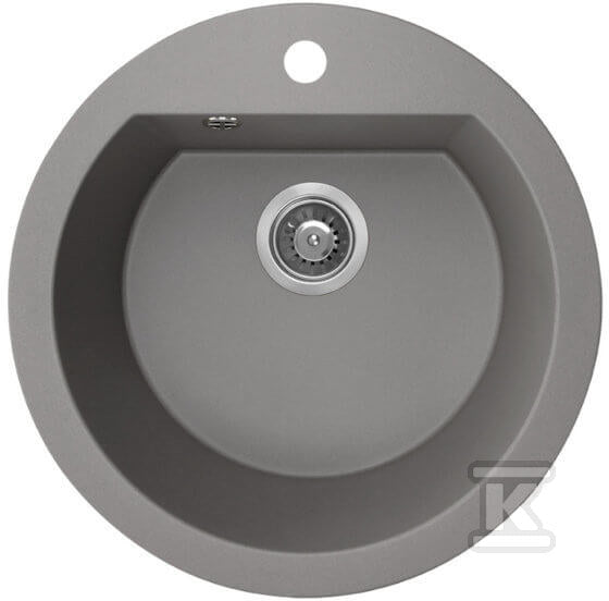 Zlew granitowy DAFNE 1 komorowy C-51cm z syfonem