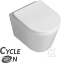 JARI CycleON miska ustępowa wisząca bezkołnierzowa z deską