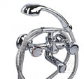Bateria wannowa Class ścienna dwuotworowa chrom